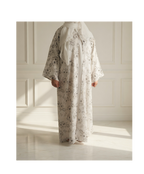 Ivory Bloom Abaya