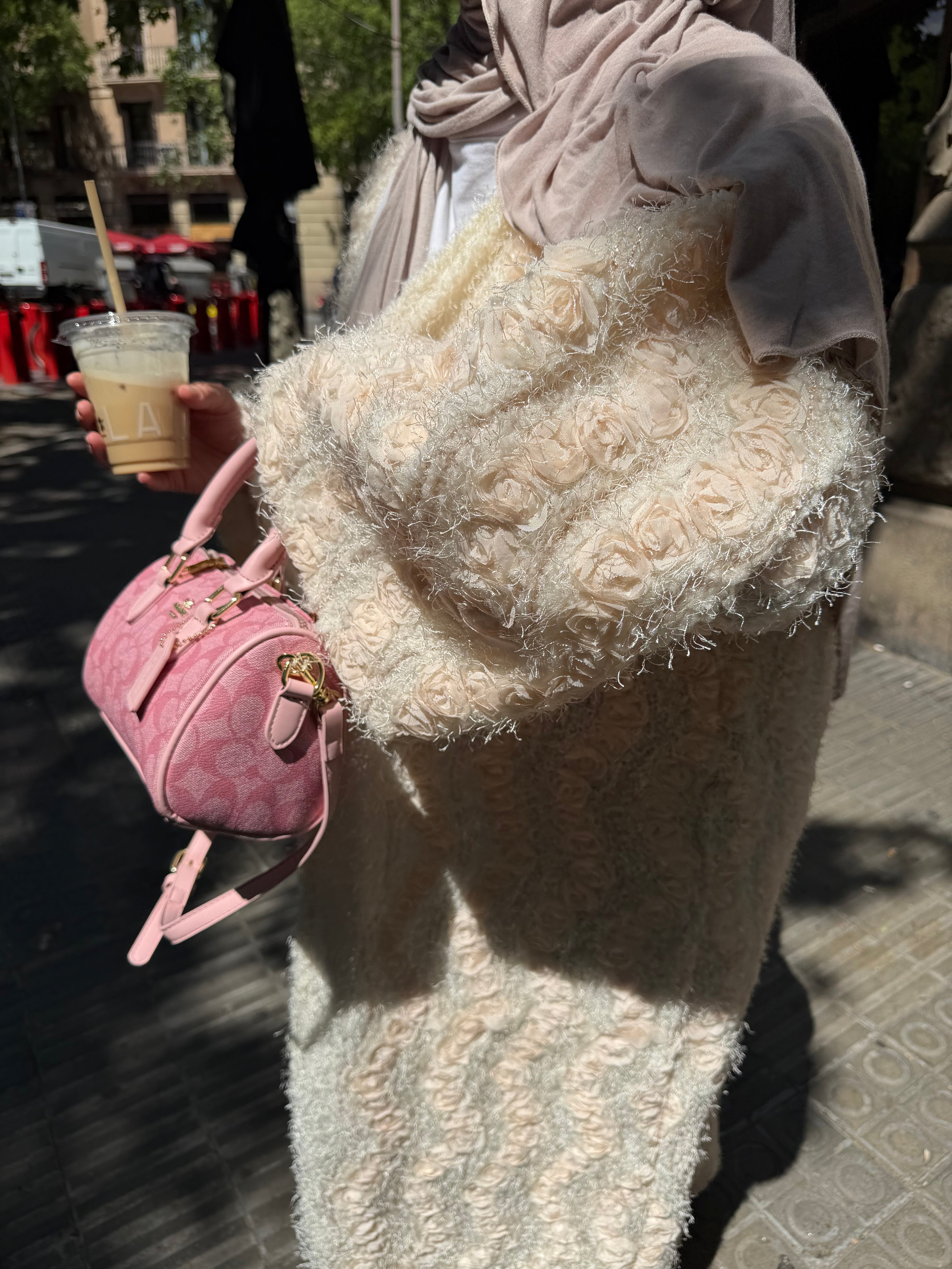 Blush Bloom Abaya