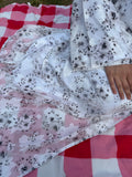 Ivory Bloom Abaya