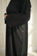 Midnight Bloom Abaya