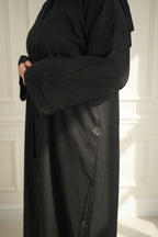 Midnight Bloom Abaya
